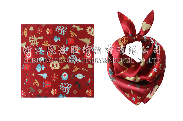 萬(wàn)達(dá)院線(xiàn) 真絲小方巾 規(guī)格：53x53cm